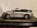 Porsche 911 Carrera Cabrio miniatuur Bburago, Hobby en Vrije tijd, Modelauto's | 1:24, Ophalen of Verzenden, Zo goed als nieuw