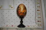 Russische ei ( Religie beschilderd, Antiek en Kunst, Kunst | Beelden en Houtsnijwerken, Ophalen of Verzenden