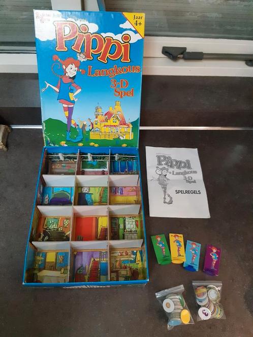 Pippi langkous 3D spel 2000, Hobby en Vrije tijd, Gezelschapsspellen | Bordspellen, Ophalen of Verzenden
