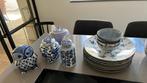 Blauw wit servies: gusta, riverdale, pols potten, churchill, Antiek en Kunst, Ophalen of Verzenden