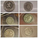 Collectie van 3 oude munten, Postzegels en Munten, Munten | Nederland, Ophalen of Verzenden, Koning Willem III, 5 cent, Losse munt