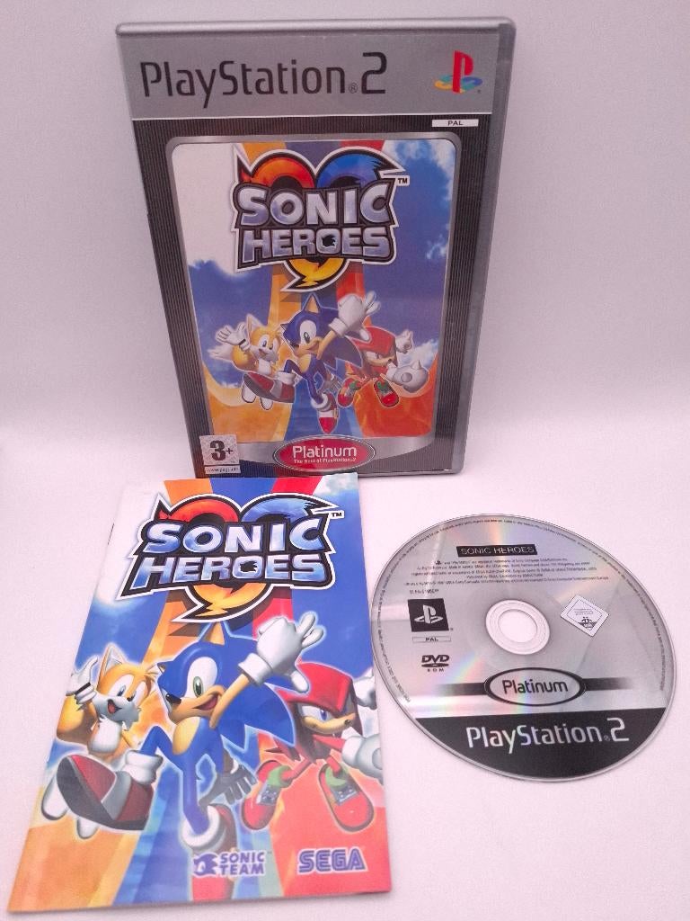 sonic heroes ps2, Spelcomputers en Games, Games | Sony PlayStation 2, Avontuur en Actie, 2 spelers, Ophalen of Verzenden, Zo goed als nieuw