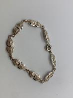 V816 Prachtige 835 zilveren filigrain armband, Ophalen of Verzenden, Zilver, Armband