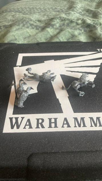 Warhammer AoS Stormcast eternals 3x gryph hounds zonder base