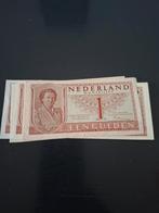 1 gulden biljet 1949 unc bieden p.stuk, Postzegels en Munten, Bankbiljetten | Nederland, Ophalen of Verzenden
