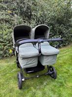 Bugaboo donkey twin 5 - forest green - zwart frame, Kinderen en Baby's, Kinderwagens en Combinaties, Verstelbare duwstang, Bugaboo
