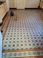 Geweldige mooie oude keramische tegelvloer 9 m2, Doe-het-zelf en Verbouw, Ophalen, Steen of Klei, 50 tot 150 cm, Zo goed als nieuw
