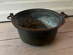 Koperen pan met hengsel, Antiek en Kunst, Antiek | Koper en Brons, Ophalen of Verzenden