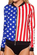 Black Milk jasje S vest America Amerikaanse USA vlag jas 36, Kleding | Dames, Nieuw, Black Milk, Blauw, Ophalen of Verzenden