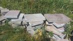 80 grindtegels van 7 cm dik, Ophalen, Gebruikt, 10 m² of meer, Beton