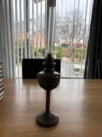 Oude olie lamp met glazenpijp, kosmos brenner, Antiek en Kunst, Ophalen