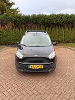 Ford Transit Courier GB 1.0 Ecoboost 100pk 2018 Zwart benzin, Auto's, Voorwielaandrijving, Metallic lak, Stof, Zwart