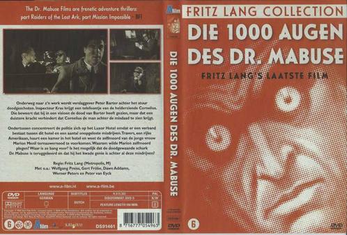 Die 1000 Augen des Dr. Mabuse 1960 met Gert Frobe, Dawn Adda, Cd's en Dvd's, Dvd's | Klassiekers, Gebruikt, Overige genres, 1960 tot 1980