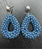Lott Gioielli oorbellen, jeans blauw, Overige materialen, Blauw, Ophalen of Verzenden, Zo goed als nieuw