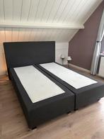 Boxspring swiss sense, Huis en Inrichting, Ophalen, Gebruikt, Tweepersoons, Grijs