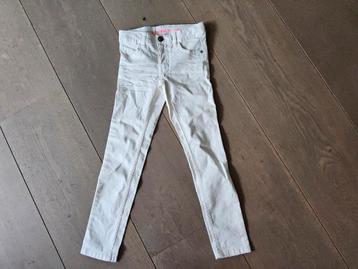 Roomwitte skinny jeans maat 116,122 Hema NIEUW!