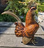 Haan en Hen / brons / tuinbeelden / kippen, Dierenbeeld, Nieuw, Info@huisentuindecoratiemarie.nl, Huis en tuin decoratie marie