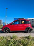 Fiat Panda 1.4 16V 100HP 2008 Rood Nieuwe Apk, Auto's, Fiat, Voorwielaandrijving, 15 km/l, 100 pk, Origineel Nederlands
