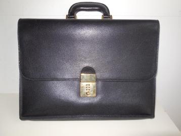Zwarte leren Gucci business bag/akte tas heren/dames hendel beschikbaar voor biedingen