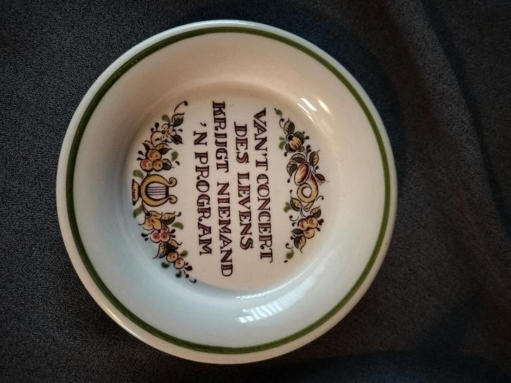 Vintage Wandbordje Zenith Gouda, Antiek en Kunst, Antiek | Wandborden en Tegels, Ophalen of Verzenden