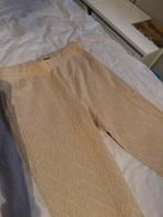 Amisu Gebreide Broek Beige Maat M, Kleding | Dames, Broeken en Pantalons, Maat 38/40 (M), Verzenden, Beige, Zo goed als nieuw
