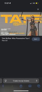 Wie heeft tate mcrea tickets, Tickets en Kaartjes, Concerten | Pop, Twee personen