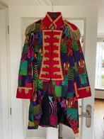 Fleurige carnavalsjas dames, Maat 38/40 (M), Carnaval, Ophalen of Verzenden, Kleding