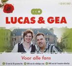 Lucas & Gea - Voor alle fans - CD + 2 DVD's, Ophalen of Verzenden, Zo goed als nieuw, Levenslied of Smartlap, Boxset