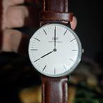 Daniel Wellington Horloge, Ophalen of Verzenden, Zo goed als nieuw, Leer, Overige merken