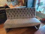 Bank urban sofa grijs velour, Huis en Inrichting, Ophalen of Verzenden, Zo goed als nieuw, Stof