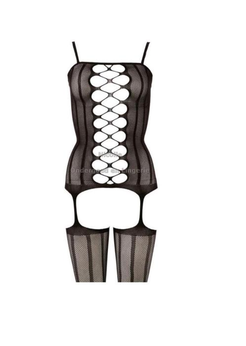 Body Bodystocking 6 kleuren One Size (053), Kleding | Dames, Ondergoed en Lingerie, Setje, Overige kleuren, Ophalen of Verzenden