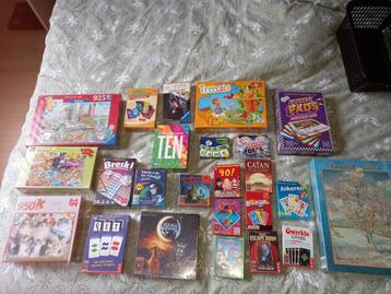 Spellen en puzzels nieuw in cellofaan p.st. beschikbaar voor biedingen