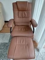 Stoel, Huis en Inrichting, Stoelen, Ophalen, Gebruikt, Bruin, Leer