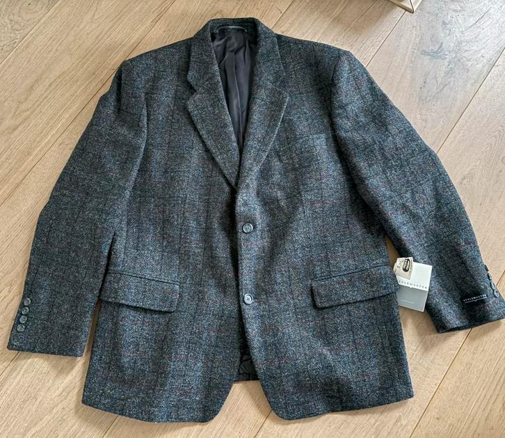 Donkergrijs Harris Tweed colbert mt 27 geen vintage, Kleding | Heren, Kostuums en Colberts, Nieuw, Maat 52/54 (L), Grijs, Verzenden