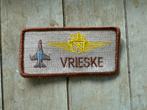 F-16 nametag BAF piloot Belgische Luchtmacht, Verzamelen, Verzenden, Zo goed als nieuw, Patch, Badge of Embleem