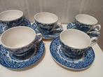 Royal Mail theekopjes met schotels, 5stuks, Ophalen of Verzenden, Zo goed als nieuw, Wedgwood, Kop(pen) en/of Schotel(s)