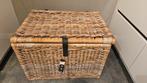 Rieten Opbergmand met Deksel, Huis en Inrichting, Ophalen, Overige materialen, Gebruikt, 50 tot 100 cm
