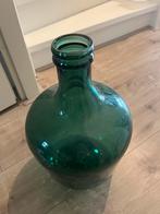 Mooie fles / vaas decoratie, Huis en Inrichting, Woonaccessoires | Vazen, Minder dan 50 cm, Nieuw, Glas, Blauw