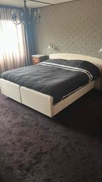 Riante boxspring inclusief 2 matrassen en dikke topper, Huis en Inrichting, Slaapkamer | Bedden, Ophalen, Tweepersoons, Zo goed als nieuw
