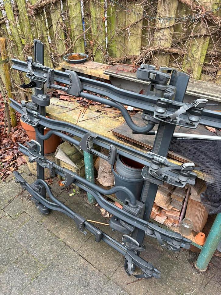 Thule dakdrager voor 4 fietsen., Auto diversen, Dakdragers, Gebruikt, Ophalen