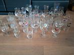 35 bierglazen bierglas véél vintage oude verzamelaar, Verzamelen, Ophalen of Verzenden, Zo goed als nieuw, Bierglas