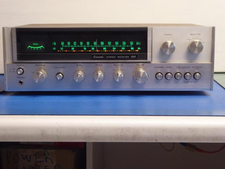 receiver Sansui 661 gereviseerd, Audio, Tv en Foto, Versterkers en Receivers, Refurbished, Stereo, Minder dan 60 watt, Overige merken