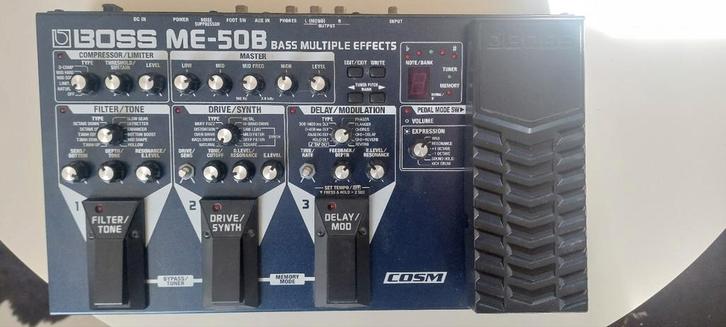 Te koop/ruil:Boss ME-50B, Muziek en Instrumenten, Effecten, Gebruikt, Compressor, Ophalen