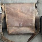 GIANNI CONTI MESSENGER CROSSBODY TAS, Overige merken, Gebruikt, Bruin, Ophalen of Verzenden
