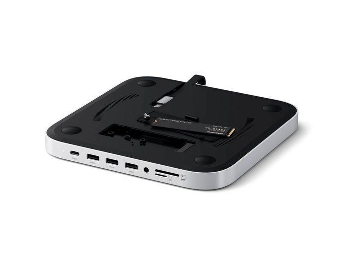 Stand & Hub voor Mac Mini/Studio met SSD Behuizing (Nieuw), Computers en Software, Dockingstations, Nieuw, Docking station, Harde schijf
