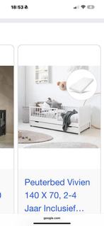 Petit amelie peuter bed, 70 tot 85 cm, Zo goed als nieuw, Matras, 140 tot 160 cm