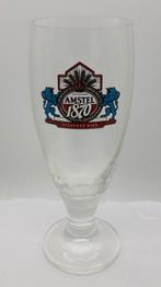 Amstel Bierglas op voet 1870, Ophalen of Verzenden, Gebruikt, Glas of Glazen, Amstel