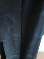 Traditionele Japanse Kimono hitoe black blue, Ophalen of Verzenden