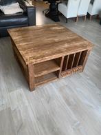 Zware robuuste salontafel. 90/90/48, Huis en Inrichting, Tafels | Salontafels, Gebruikt, Vierkant, Landelijk, Minder dan 50 cm
