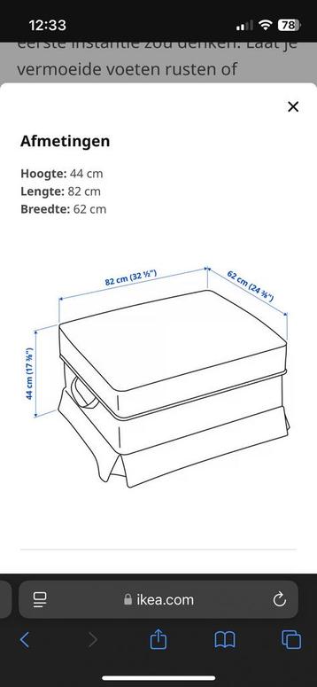 IKEA EKTORP bank en voetenbank - afbeelding 7